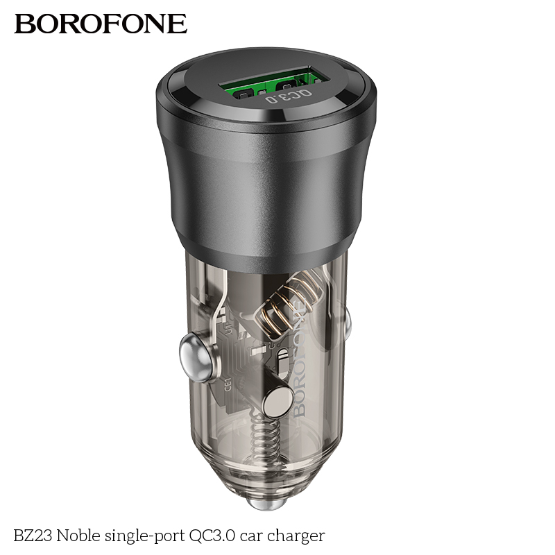 BOROFONE BZ23 Noble single-port QC3.0 car charger NZ 2